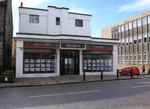 Exterior of Morgans Office in East Port, Dunfermline